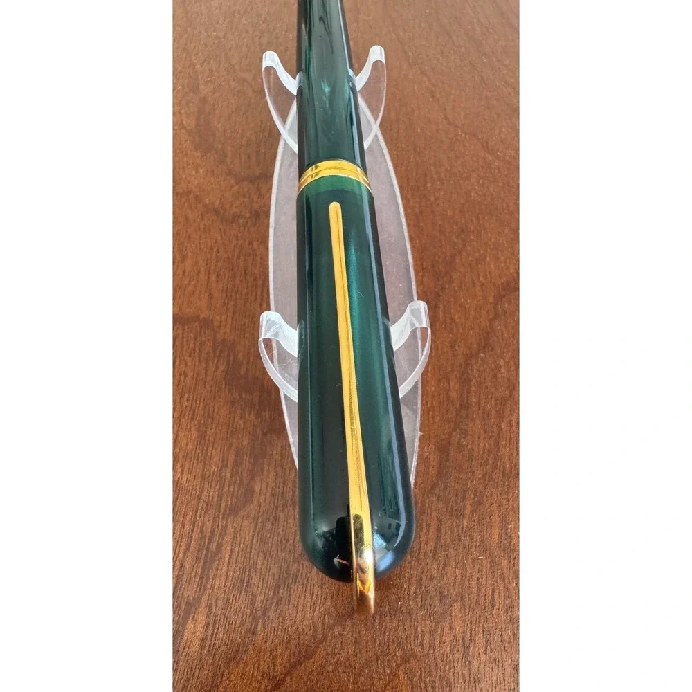 Visconti 1st Edition Green Marble Pericle Rollerball Pen RARE Vintage